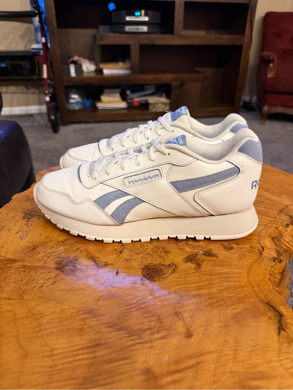 Reebok Glide Sneakers Women's Size 10 / Men's Size 8.5 - Chalk Vintage Blue Bone